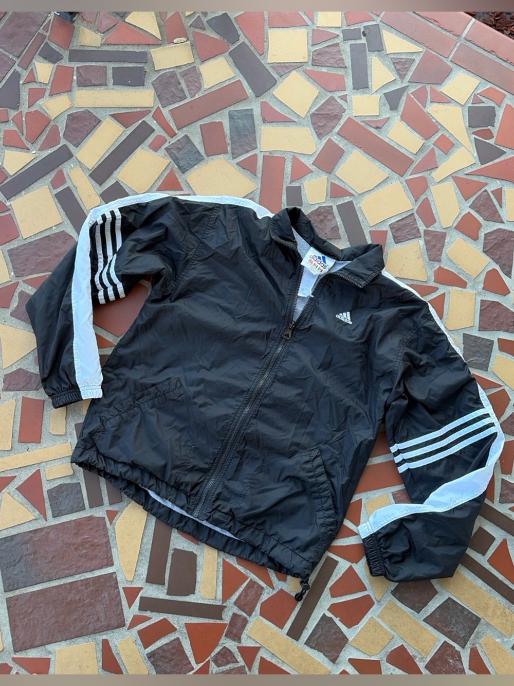 Vintage Adidas Windbreak With Stripes On Sleeves